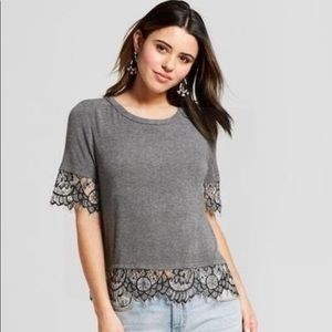 Xhilaration - Charcoal Top